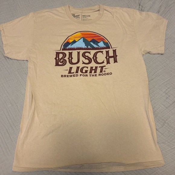 Busch Light Beige Short Sleeve Tee - Picture 1 of 3